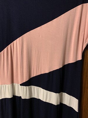 Magic Fit Dress Women's Large In Navy, Pink & White, Pullover Super  Comfortable | eBay