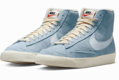 Nike Blazer Mid 77 Vintage (Womens Size 6) Shoes DV7006 400 Blue Whisper