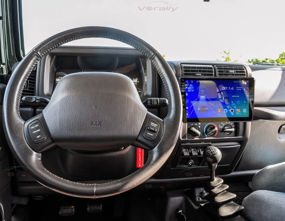 For 1997-2002 Jeep TJ Wrangler 9" Android 13 Carplay Car Stereo Radio GPS Nav Bt - Imagem 3 de 4