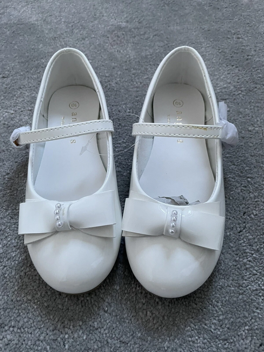 Ivory mary jane deals flower girl shoes