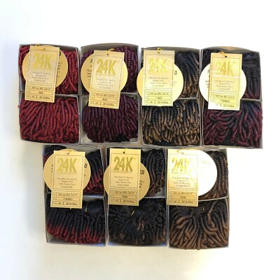 24K Collection Afro Curl Weaving 14'' 100% Human Hair 2oz. *2 pcs Tangle Free