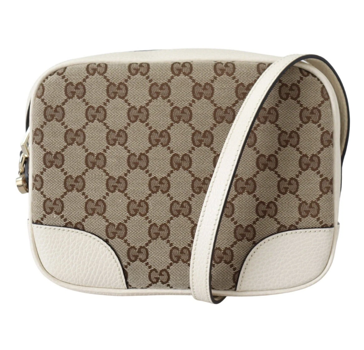 Gucci Bree Ivory Original Canvas GG Logo Crossbody Handbag Box & Dust  bag