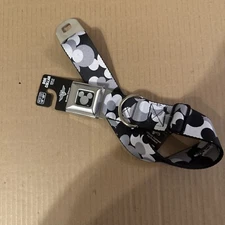 Mickey Mouse Dog Collar Buckle-Down  Large Breed 1.5" Wide SZ L 18-32" New