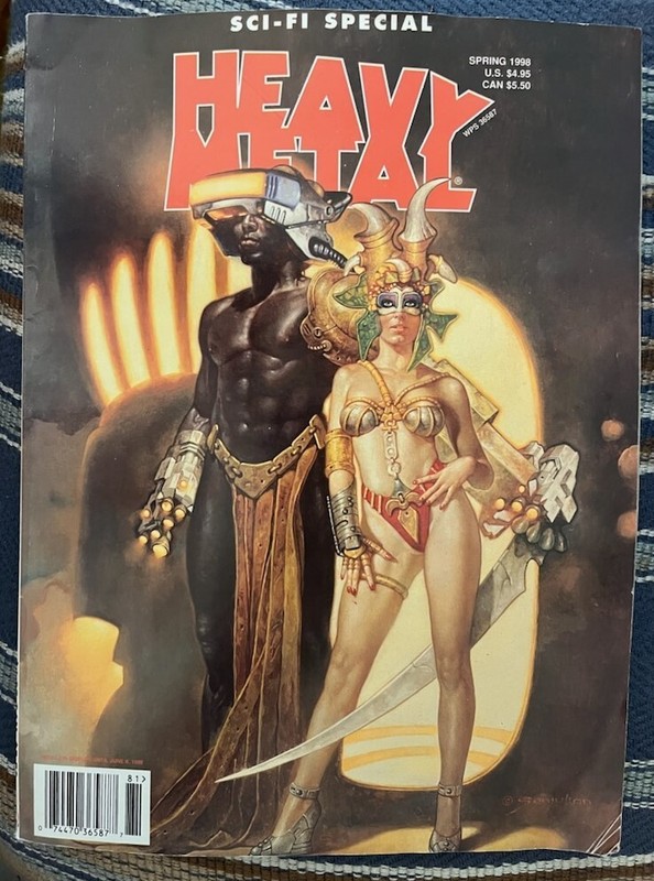 vintage Heavey Metal MAGAZINE Sci-Fi Special issue Spring 1998
