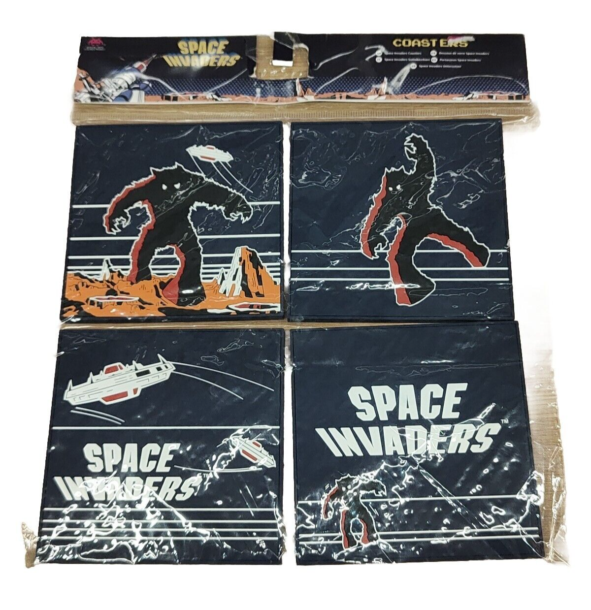 Taito 'Space Invaders' Coasters By Numskull Official Taito Product,New Sealed