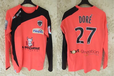 Maillot Extérieur SCO Angers 2006/07 – Fédébory Doré N°27, Taille M/L, Porté
