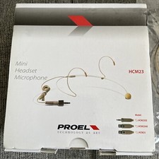 Proel Hcm-03se Mini Headset Microphone For Sennheiser G3 G4 Radio Transmitters