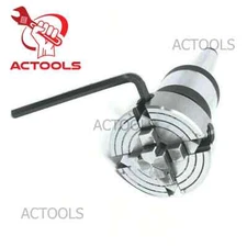 Inependent Lathe Chuck 4Jaw 2-3/4" 70mm M14X1 3MT Shank Revolving Center MT3 USA