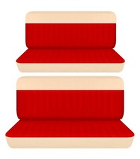 Fits 1956 Chevy 210 Hardtop 4 Door Front And Rear Bench Seat Covers Cotton