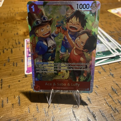 #ad Ace amp; Sabo amp; Luffy OP13 007 Carrying On His Will Foil 8 $0.99