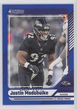 2024 Panini Donruss Blue Press Proof Justin Madubuike #49 1eh5