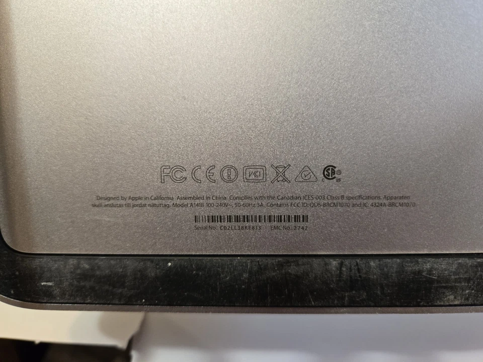 Apple iMac A1418 (1TB HDD, Intel Core i5 3rd Gen., 2.70 GHz, 16 GB) - Image 4 of 4