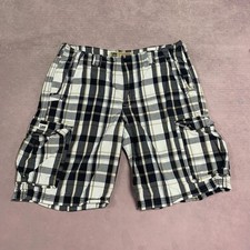 Lee Shorts Checked Patterned Cargo Shorts Men's 38