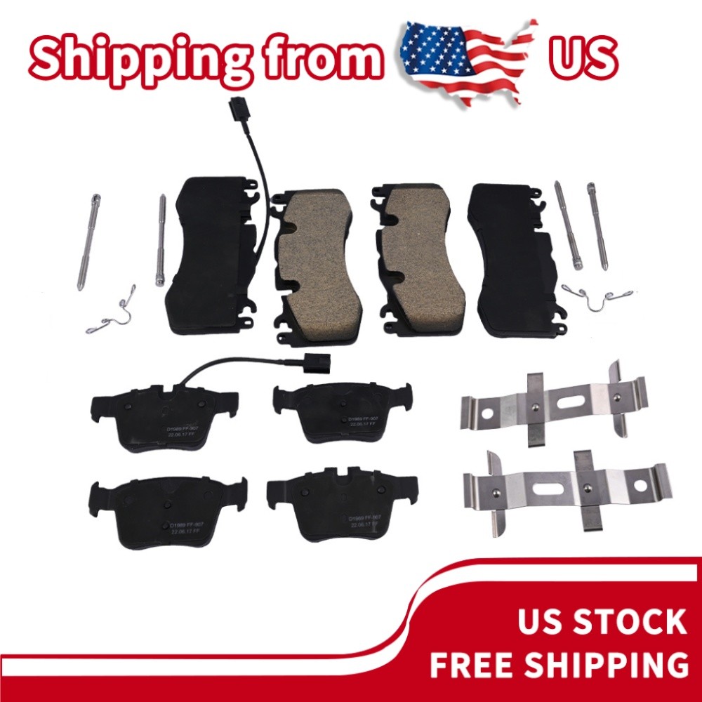 For 2017-2020 Maserati Levante S 3.0L 3.8L V8 Front & Rear Brake Pads