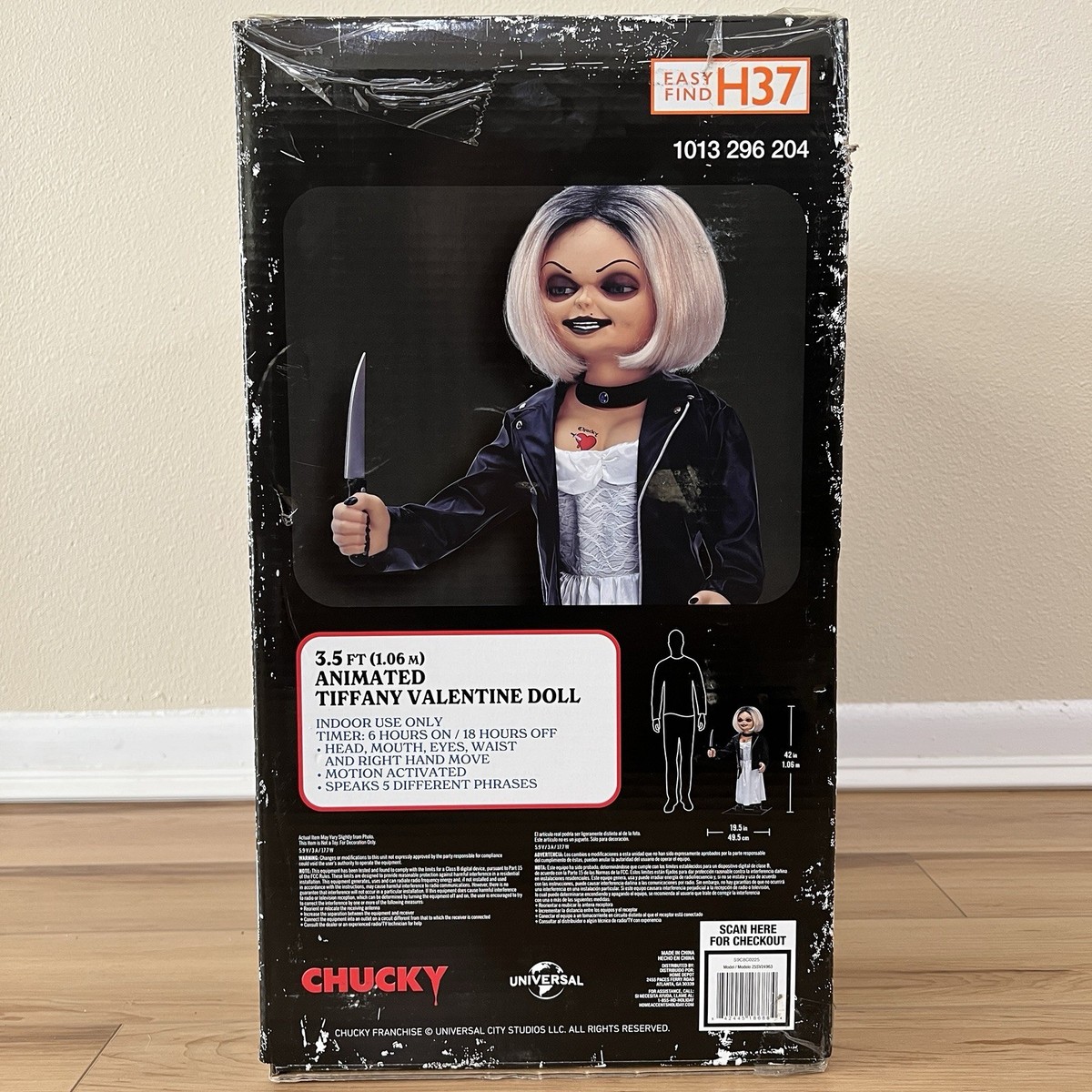 Chucky's Bride Animated Tiffany Valentine Doll 3.5 Ft Tall