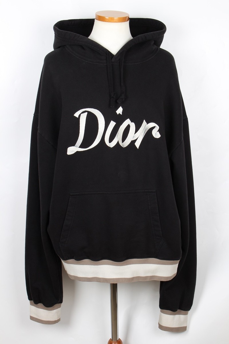 Dior Drawstring 47 Logo Hoodie XL 12345 101475603 | eBay