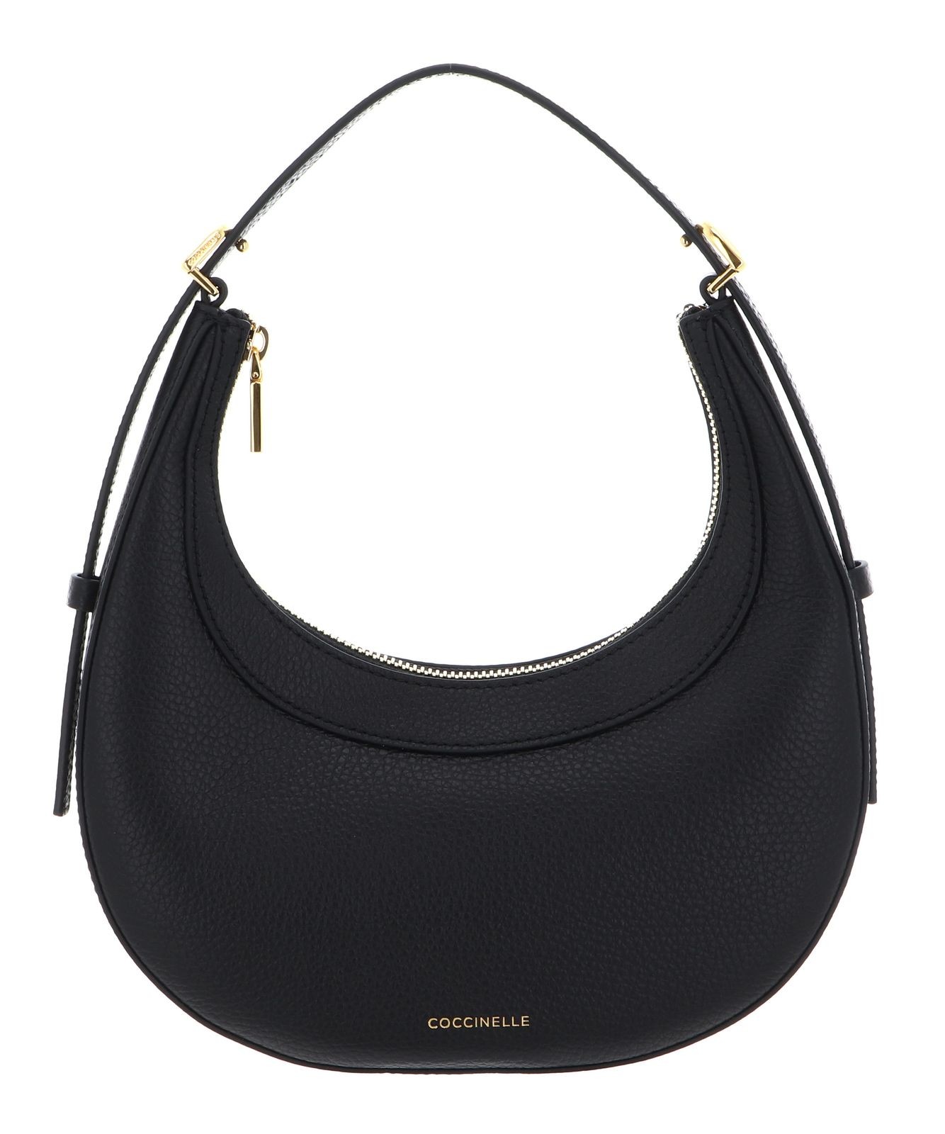 COCCINELLE handbag Whisper Grained Leather Mini Bag Noir