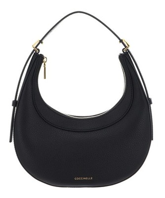 COCCINELLE Whisper Grained Leather Mini Bag Handtasche Schultertasche Noir