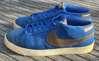 Nike Blazer SB CS Brian Anderson 2010 Mens 10 Y2K Skate Shoes Blue Sapphire