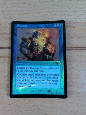 Magic the Gathering PROHIBIT #67/350 Invasion Foil Blue Common 2000 NM