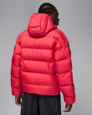 NEW Nike Air Jordan Brooklyn Puffer Jacket Therma-FIT Red Mens