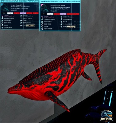 🦖ARK Survival Ascended Shastasaurus Top Stats PVE PS5/XBOX/PC | eBay