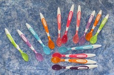 Munchkins Lot of 14 Baby Toddler Soft Tip Feeding Spoons Multiple Colors