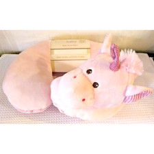 Kellybaby Baby Girl Baby Neck Pillow Travel Comfortable Pink Unicorn Brand New