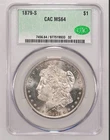 1879-S Morgan Silver Dollar CAC MS64 CACG $1
