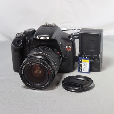 Canon EOS Rebel T2i 18MP DSLR Camera W 28-80mm Lens *GOOD/TESTED* SHUTTER 8,872