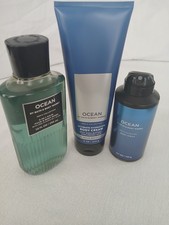 Bath  Body Works Ocean for Men's 3 Piece Gift Set New