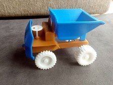 Camion con cassone ribaltabile sovietico vintage giocattolo URSS Neringa NOS anni 80 stile MAZ