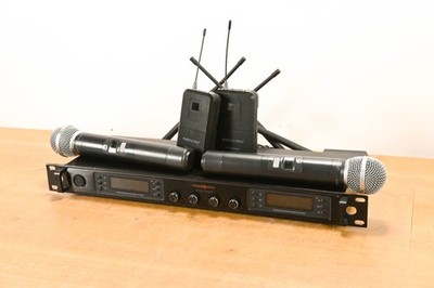 Phenyx Pro PTU-7000 Wireless System w/ 2x PWH7 Mics & 2x PWB7 Bodypacks CG010X1