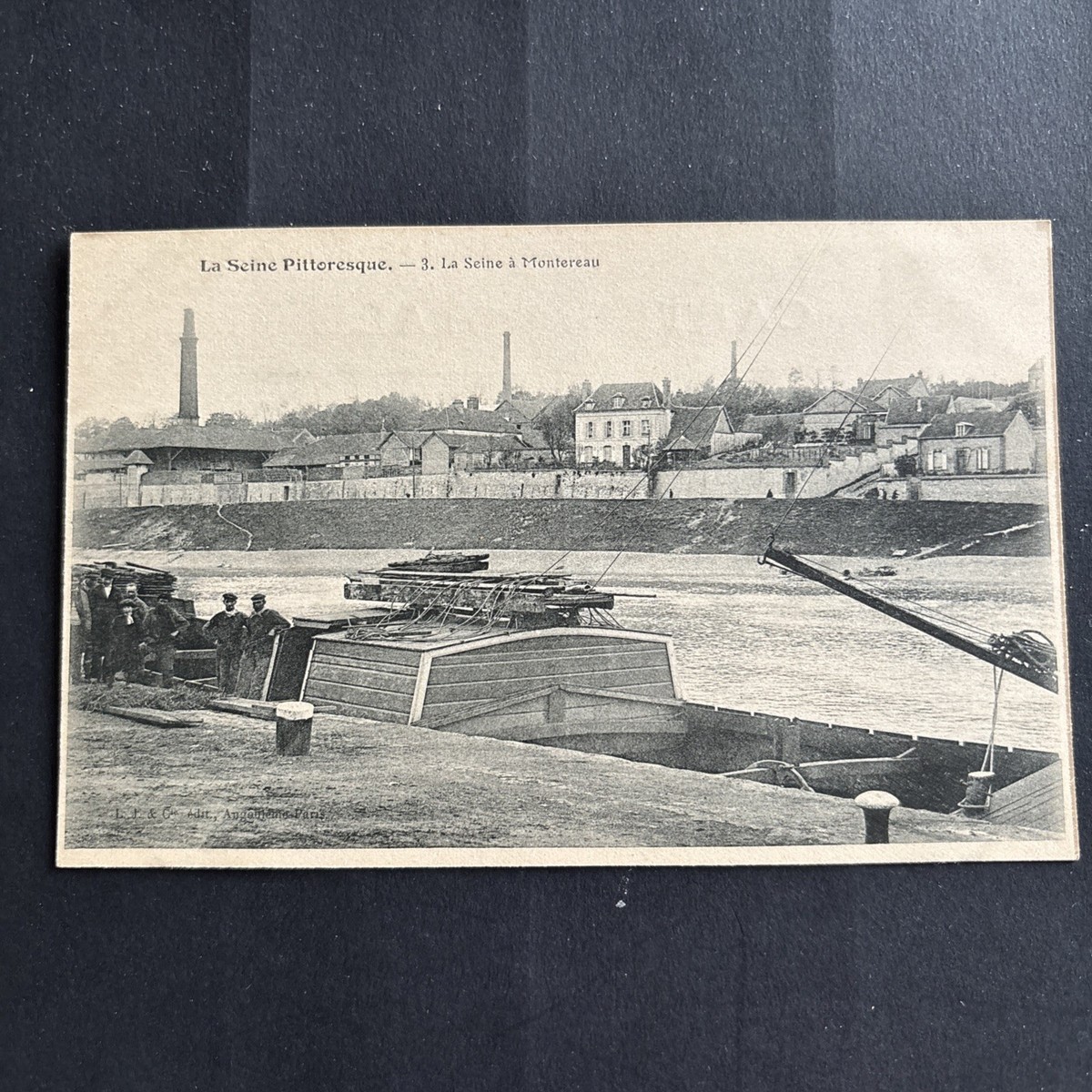 63136 PC c.1900 FRANCE La Seine Pittoreaque ANTIQUE POSTCARD SP