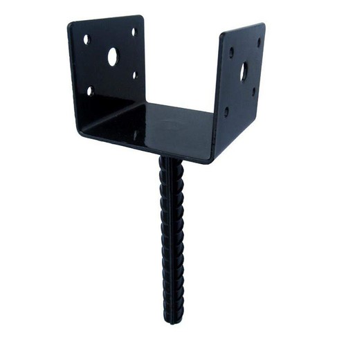 Comodo supporto per pali da recinzione a forma di U per pali quadrati 4x4 pollic - Picture 5 of 12