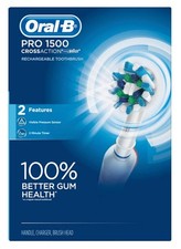 Oral-B Toothbrush Pro 1500 Cross Action Rechargeable