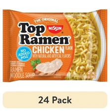 24 pack Nissin Foods Top Ramen The Original Ramen Noodle Soup Chicken Flavor ...