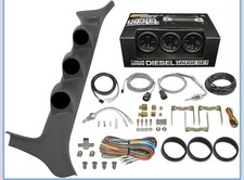 GlowShift Diesel Gauge Package Compatible with FordF-Series F-250 F-350 7.3L NEW