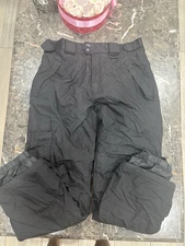 Sport Essentials Ski/Snowboard Black Nylon Pants  Size M  RN 88762