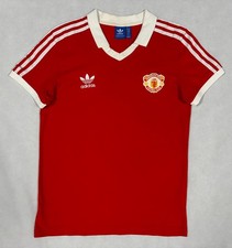 Manchester United Adidas Originals 1980-1982 Home Football Shirt Size: Adults M