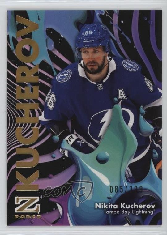 2024-25 Skybox Metal Universe Z-Force Rave 85/399 Nikita Kucherov #43 0p0t