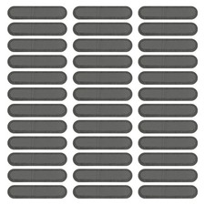 300 Pcs 0.87"x0.2" Phone Dustproof Net Sticker Phone Speaker Cover Black