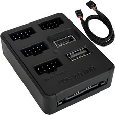 Multi Port Internal USB Hub - 5 Internal USB 2.0 Ports - Motherboard USB Splitte