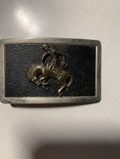 Bucking Bronc Bronco Rider Horse Saddle Rodeo Cowboy Western Belt Buckle