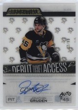 2023-24 Credentials Debut Ticket Access Acetate 43/99 Jonathan Gruden Auto 1q2