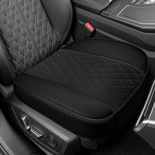 Leather Front Car Seat Covers, Car Bottom Seat Cover Black
