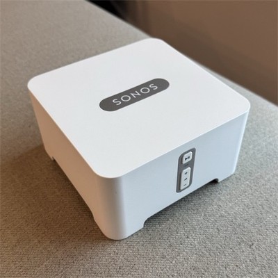 Sonos CONNECT White Audio Receiver w/ Ethernet Optical Coax Analog I/O