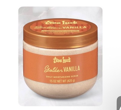 Tree Hut Golden Vanilla Daily Moisturizing Scrub, 15 Fl Oz
