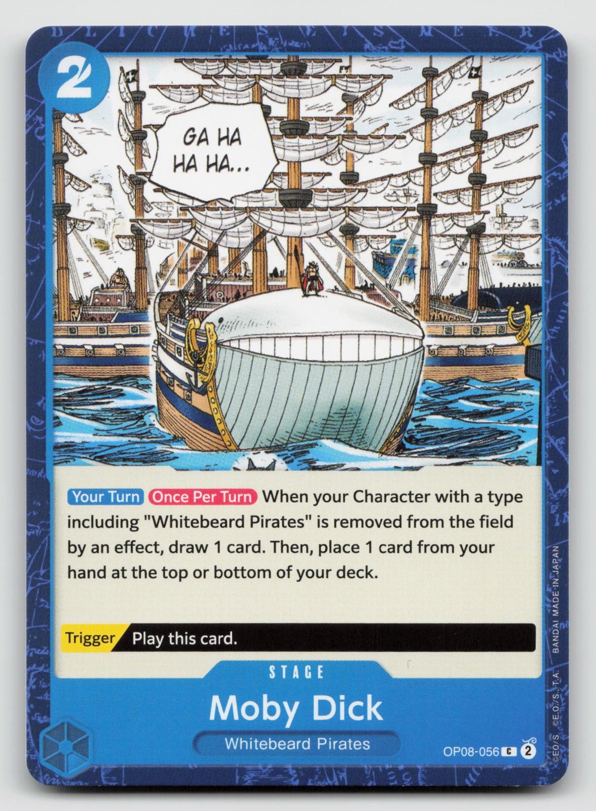 Moby Dick OP08-056 Two Legends Common One Piece NM/M