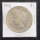 1921 $1 Peace Silver Dollar